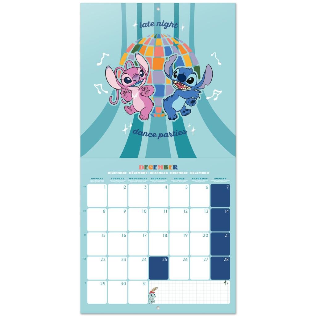 STITCH - Wall Calendar 2025