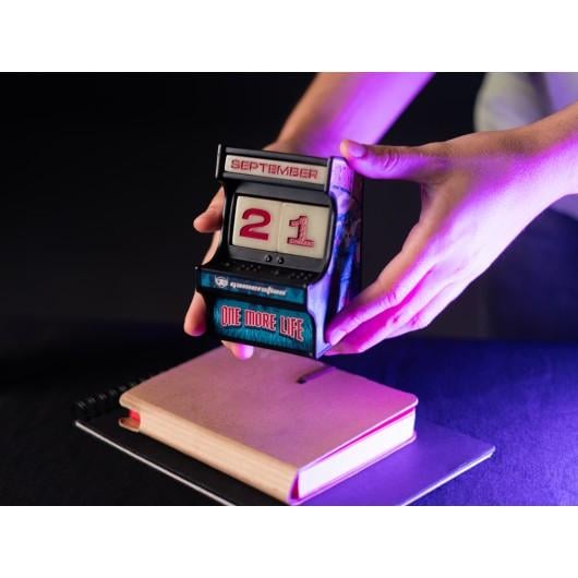 GAMERATION - Arcade - Resin 3D Perpetual Calendar (Glow)