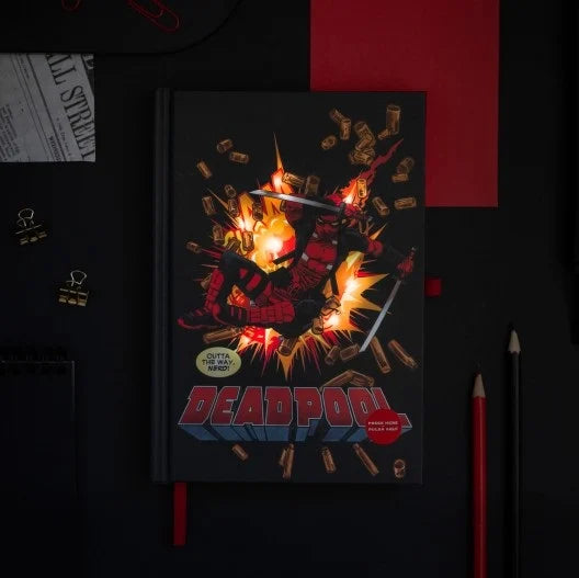 DEADPOOL - Light-Up Premium Notebook - Size A5