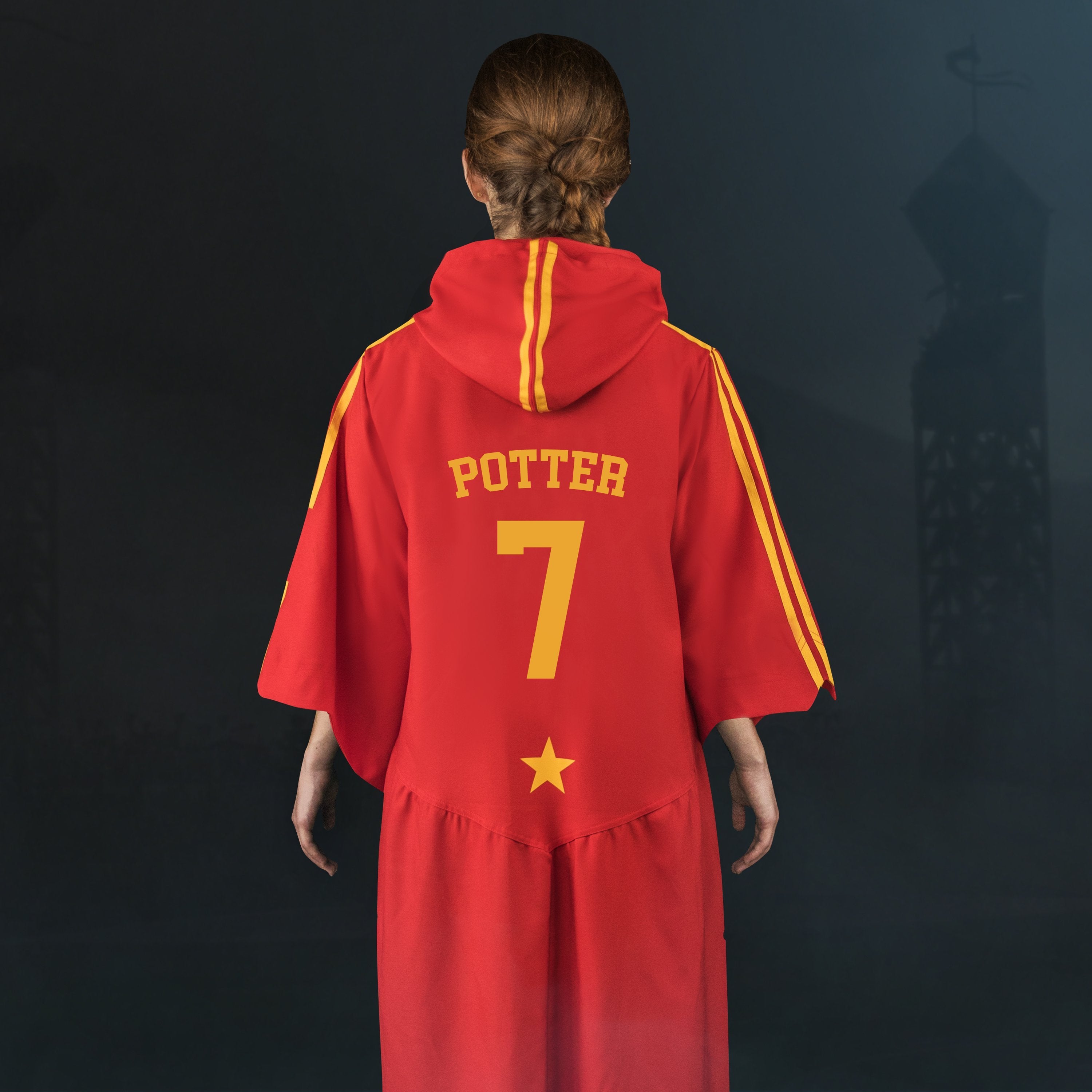 HARRY POTTER - Personalised Gryffindor Quidditch Robe (L)