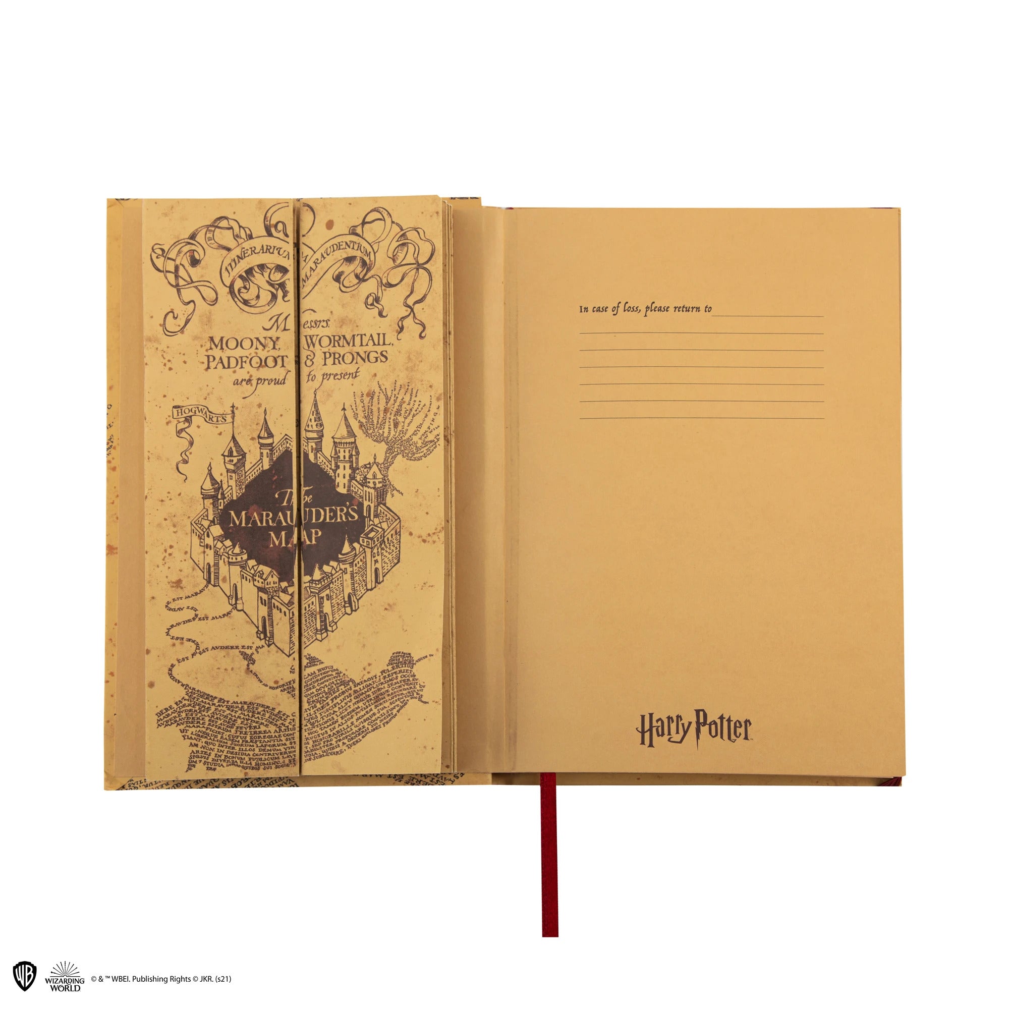 HARRY POTTER - Marauder's Map - Notebook A5