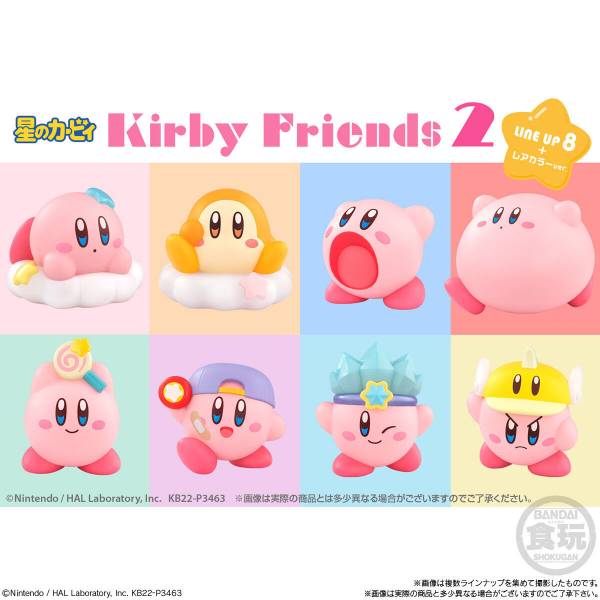 KIRBY FRIENDS -  Assortiment 12 Figure 5cm 'Wave 2'