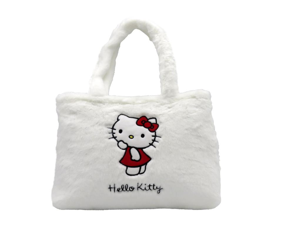 HELLO KITTY - Fur Handbag - Large 40x27x7cm