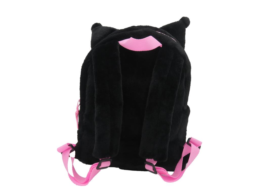 HELLO KITTY - Kuromi - Fur Backpack - 30x14x22cm