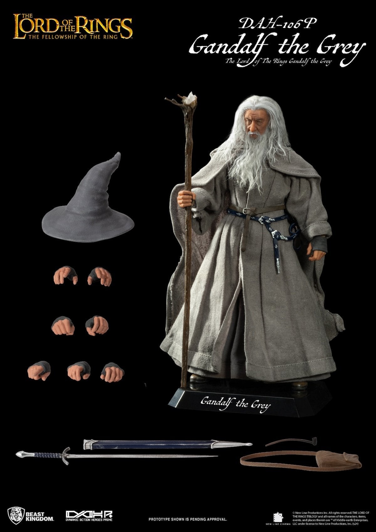 LORD OF THE RINGS - Gandalf The Grey- Statue 20.5cm