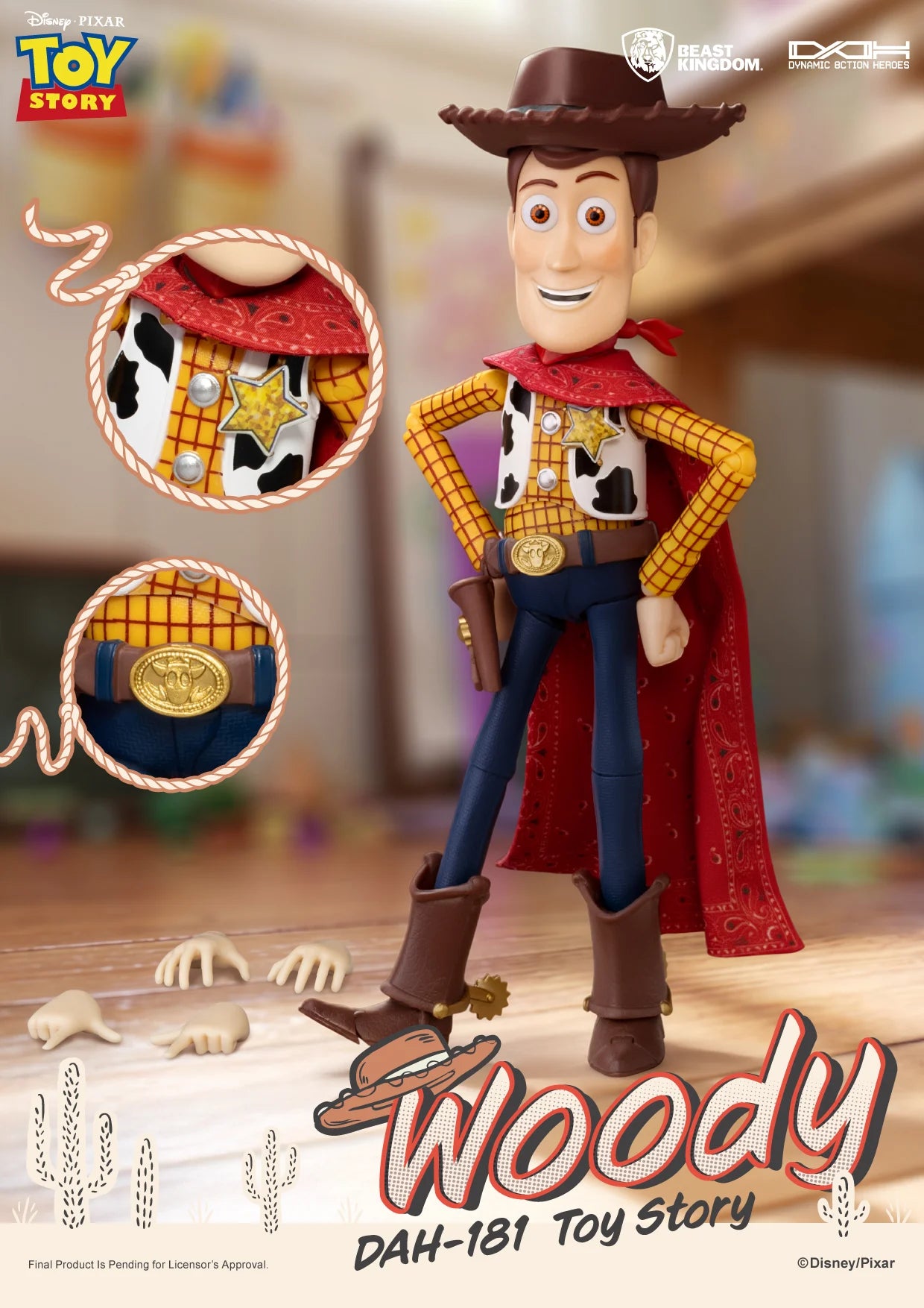 TOY STORY - Woody - Dynamic Action Heroes 23cm