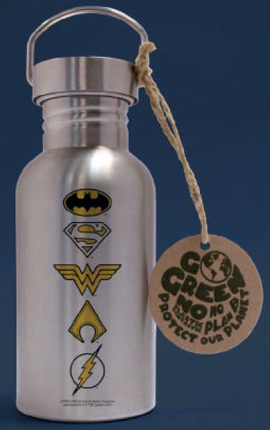 DC COMICS - Logos - Aluminium Drink Bottle 500ml