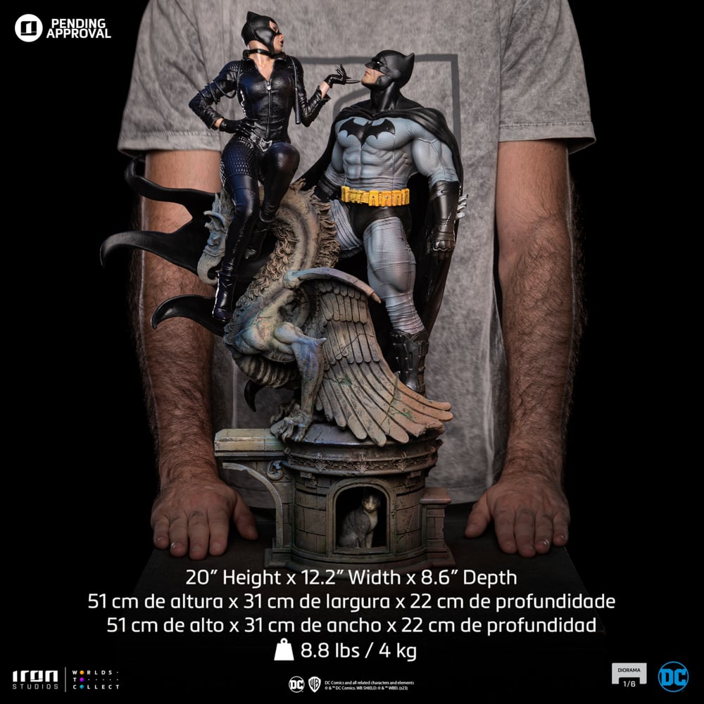 DC COMICS - Batman and Catwoman - Statue Diorama 1/6 51cm