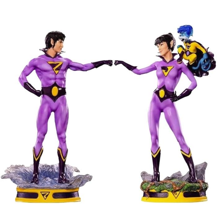 WONDER TWINS - 2-Pack Statuette 1/10 Art Scale DELUXE - 21cm Exclusive