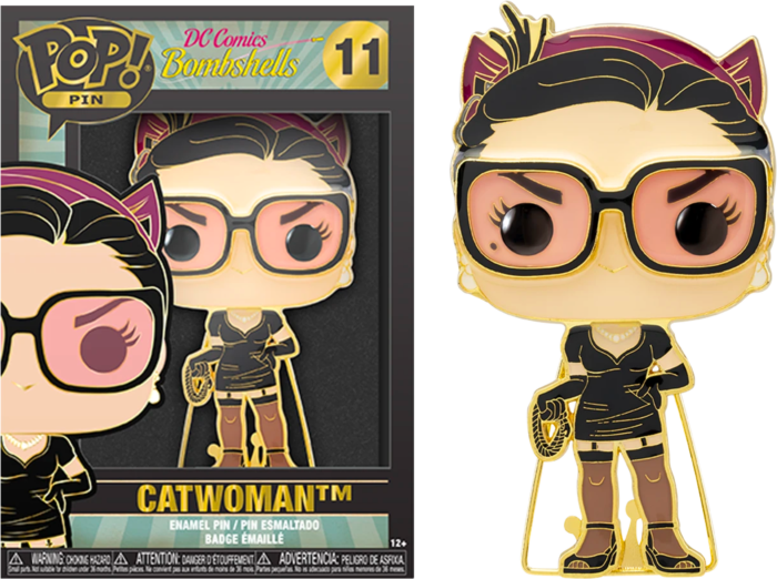 DC COMICS - Pop Large Enamel Pin N° 12 - Catwoman