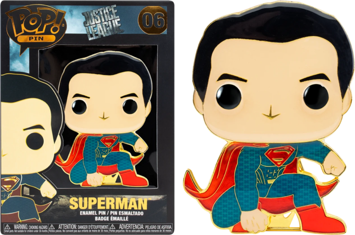 DC COMICS - Pop Large Enamel Pin N° 06 - Superman