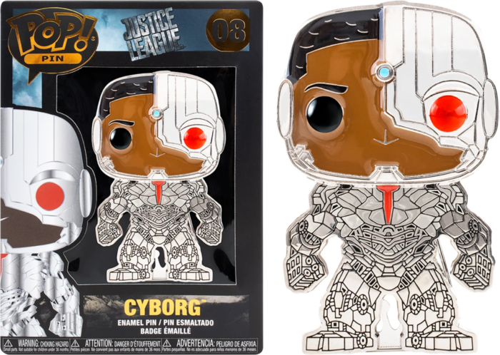 DC COMICS - Pop Large Enamel Pin N° 08 - Cyborg