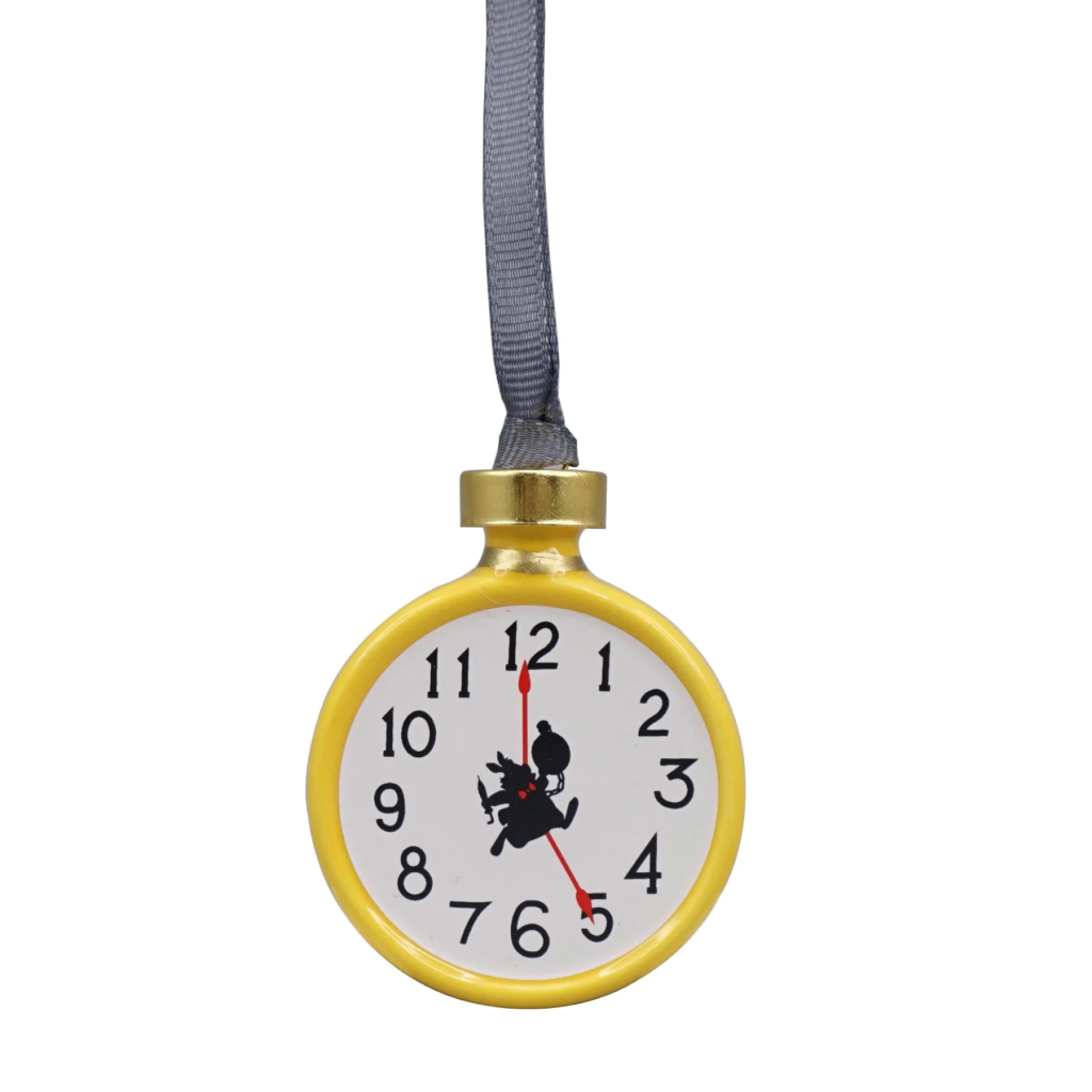 ALICE IN WONDERLAND - Gold Watch - Hanging Decoration