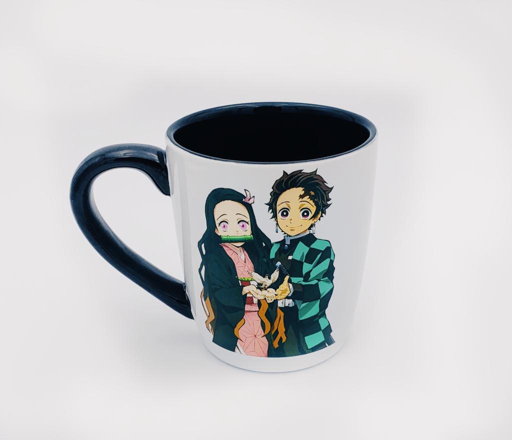 DEMON SLAYER - Tanjiro & Nezuko - Mug with lid 414mL