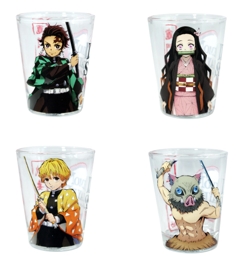 DEMON SLAYER - Groupe - 4 Shot Glass 57ml