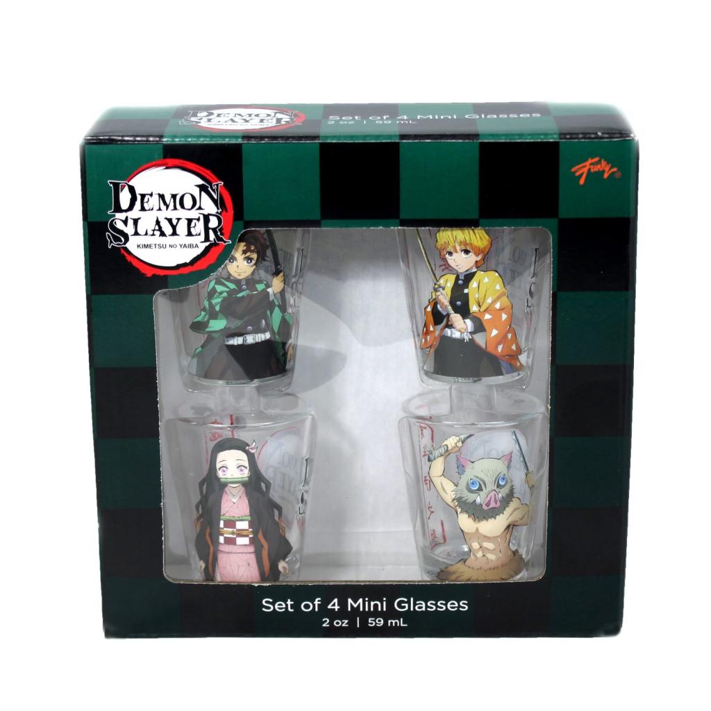 DEMON SLAYER - Groupe - 4 Shot Glass 57ml