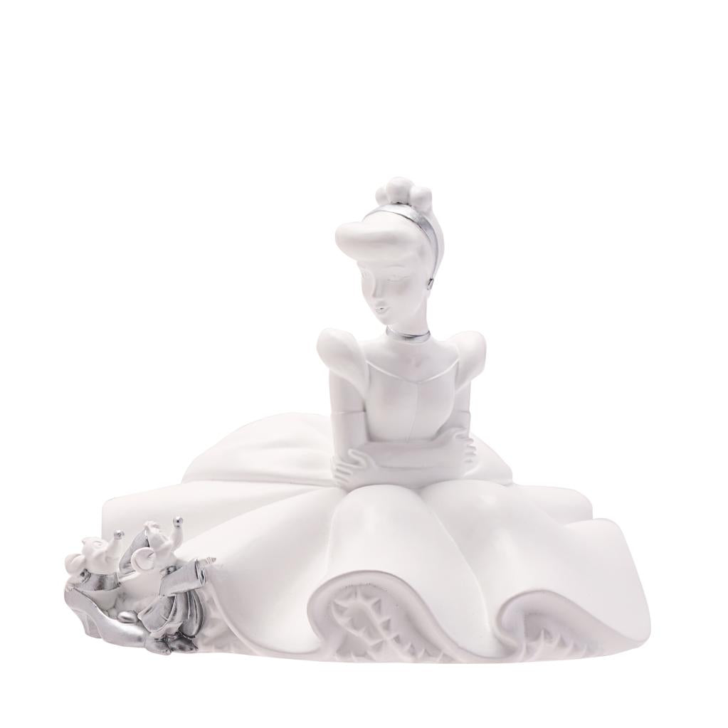 DISNEY - 'White&Silver' - Cinderella - Money Bank - 14cm