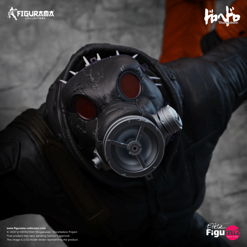 DOROHEDORO - Caïman and Nikaido - Statue Elite Figumiz 1/8 37cm