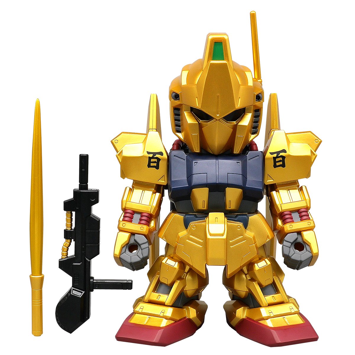 GUNDAM - SD Hyakushiki Gold Ver. - Jumbo Sofbi Figure 24cm