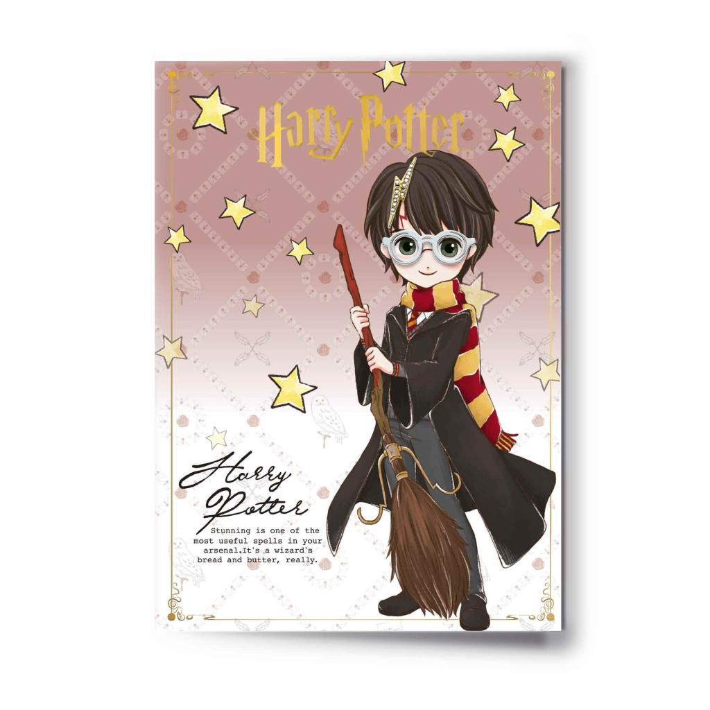 HARRY POTTER - Harry - Greeting card with Pin