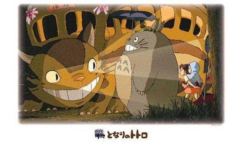 MY NEIGHBOR TOTORO - Catbus in the Night - Puzzle 1000P