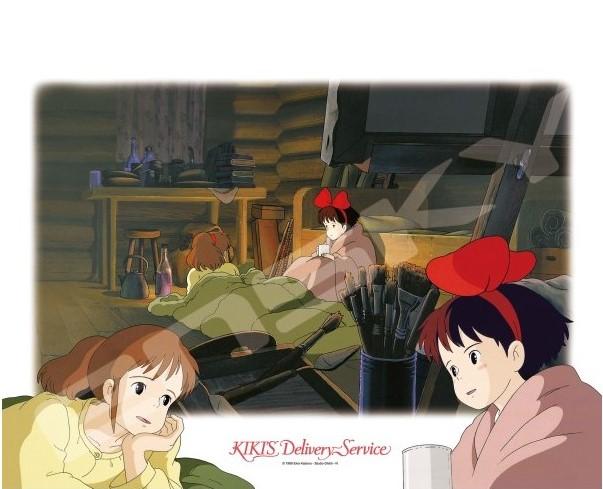 KIKI'S DELIVERY SERVICE - Kiki & Ursula at Ursula's Hut - Puzzle 500P