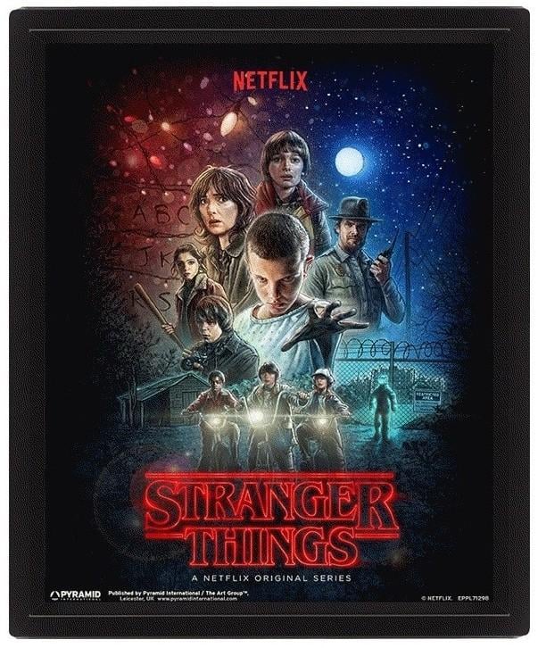 STRANGER THINGS - 3D Lenticular Poster 26X20 - One Sheet