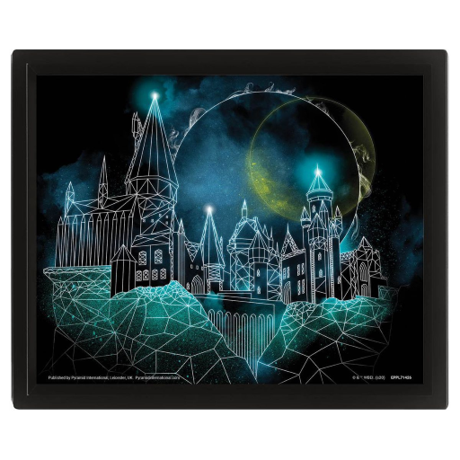 HARRY POTTER - Geometric Hogwarts - Wall Art