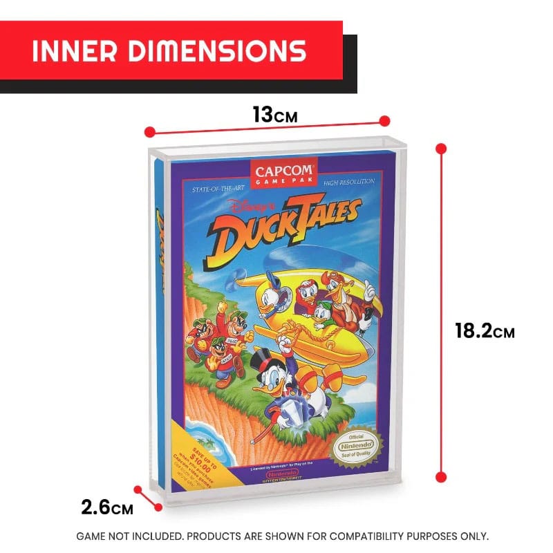 EVORETRO - PREMIUM Acrylic case for NES 'Pack of 2'
