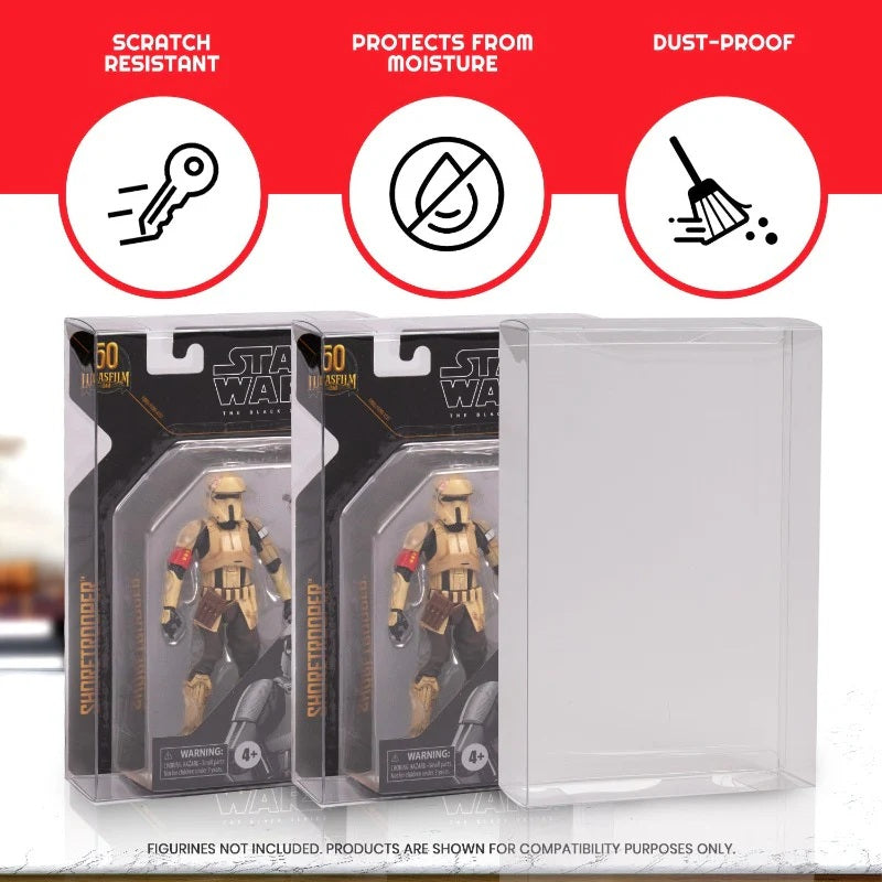 EVORETRO - PET Protector For Black Series Archive Action Figure 10pc
