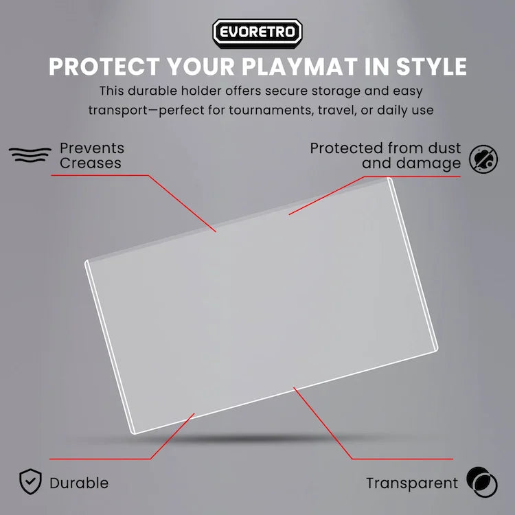 EVORETRO -  Topload Holder For Playmat 5pc