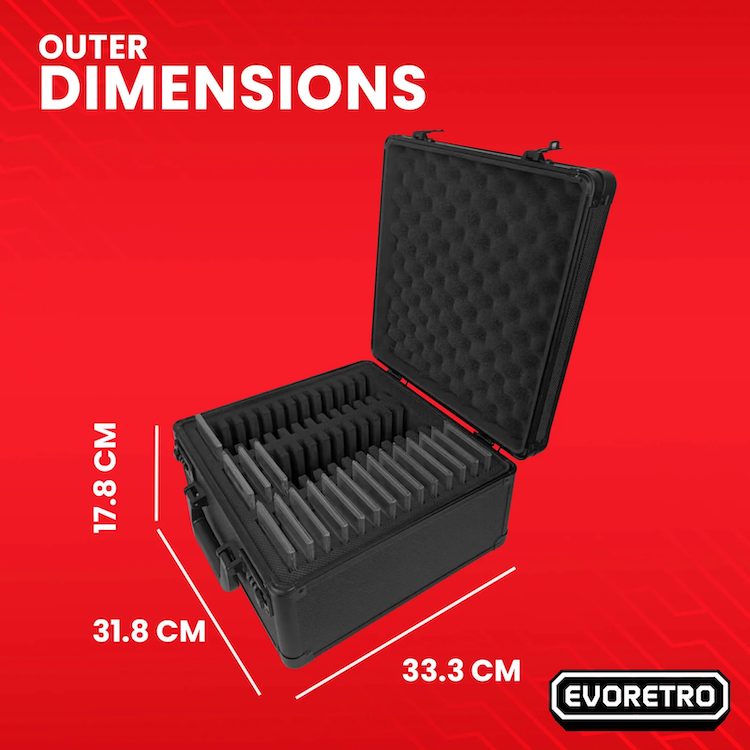 EVORETRO -  Graded Card Storage Individual for 42 Cards Black