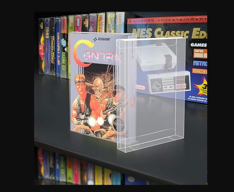 EVORETRO - NES Game box PET Protectors 25 piece