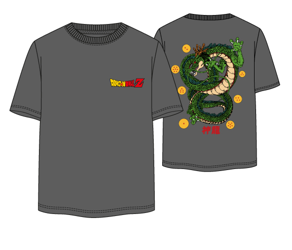 DRAGON BALL - Shenron - Unisex T-Shirt Grey (XL)