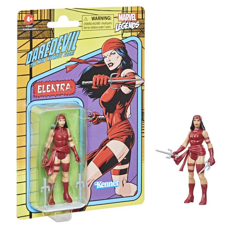 MARVEL - Electra - Figurine Legends Retro Series 10cm