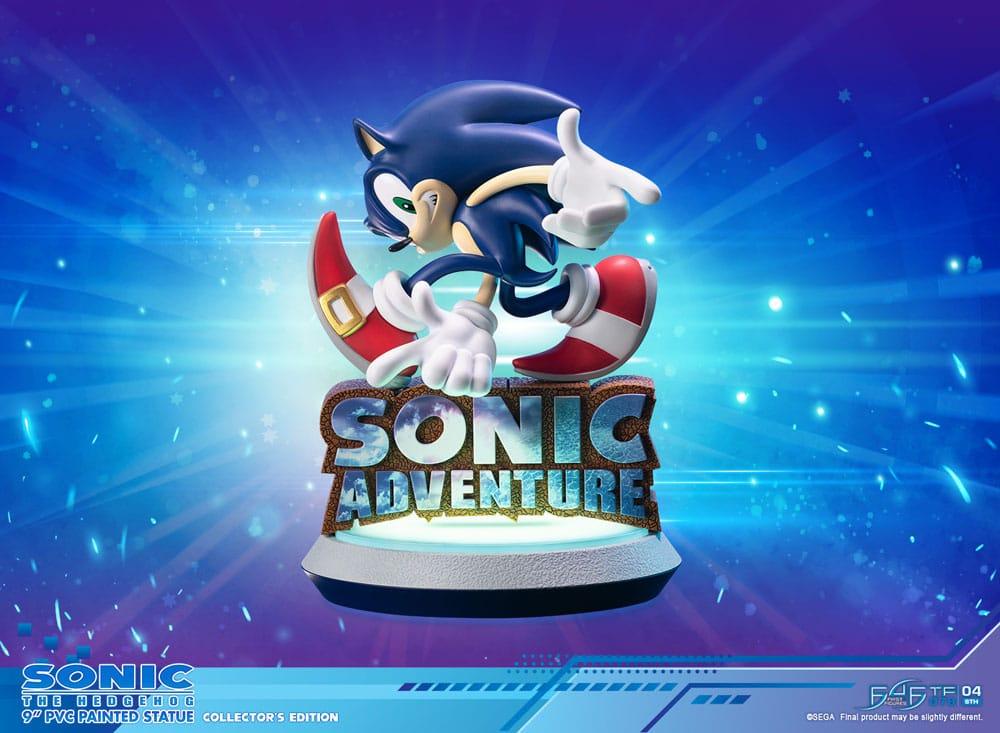 SONIC ADVENTURE - Sonic The Hedgehog - Statue Collector Edition 23cm