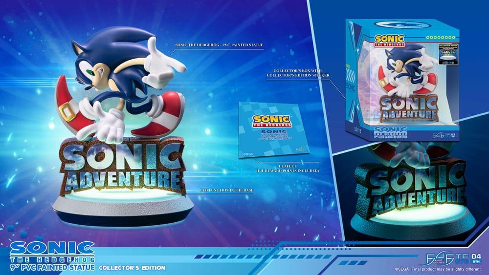 SONIC ADVENTURE - Sonic The Hedgehog - Statue Collector Edition 23cm