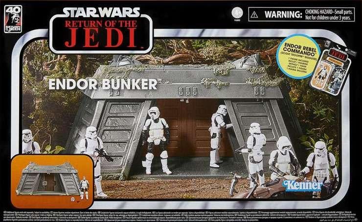 STAR WARS - Playset Vintage - Endor Bunker w/Endor Rebel Commando