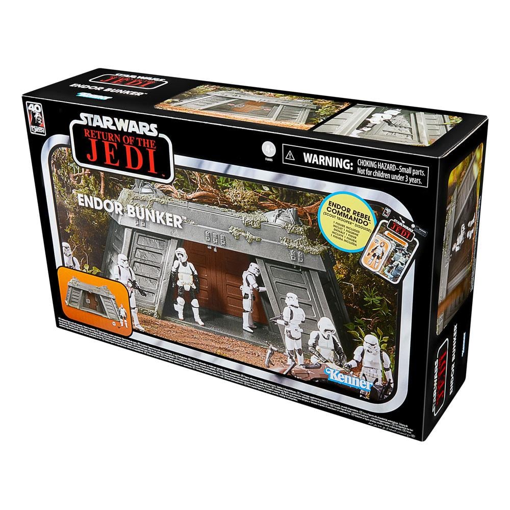 STAR WARS - Playset Vintage - Endor Bunker w/Endor Rebel Commando