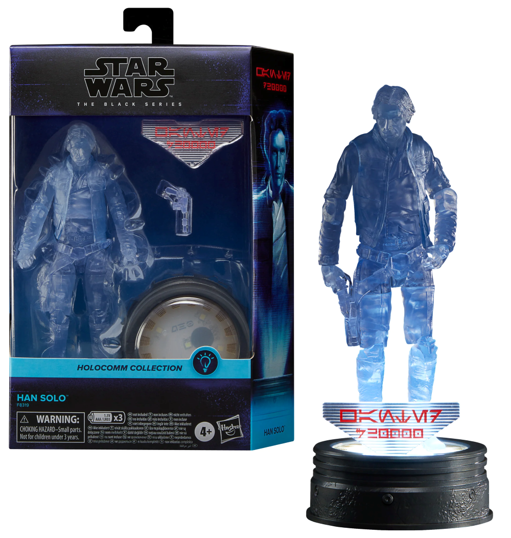 STAR WARS - Han Solo (Hologram Collection) - Fig. Black Series 15cm