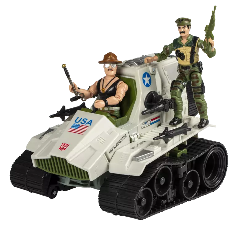 TRANSFORMERS X G.I. JOE - Kup Triple - Figure Collaborative 23cm