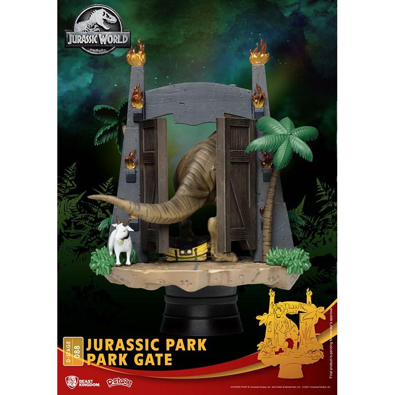JURASSIC PARK - Park Gates - Diorama D-Stage 15cmm