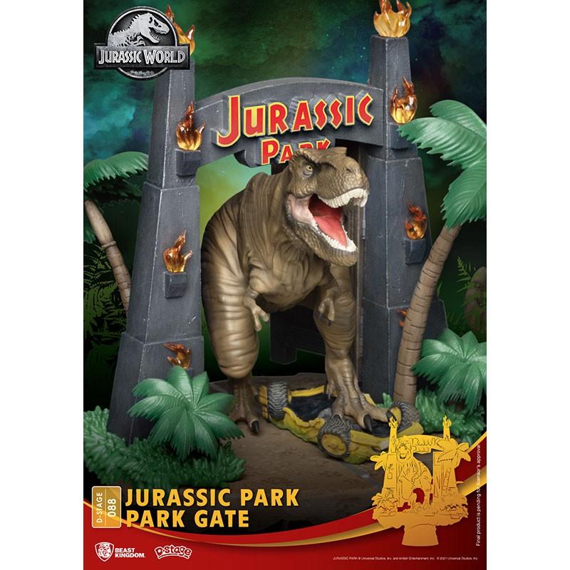 JURASSIC PARK - Park Gates - Diorama D-Stage 15cmm