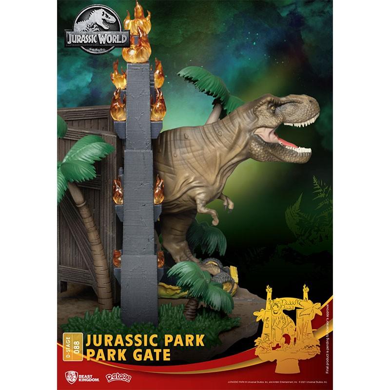 JURASSIC PARK - Park Gates - Diorama D-Stage 15cmm