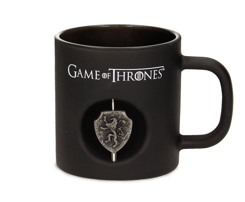 GAME OF THRONES - Mug - Lannister 3D Rotating Emblem - Black