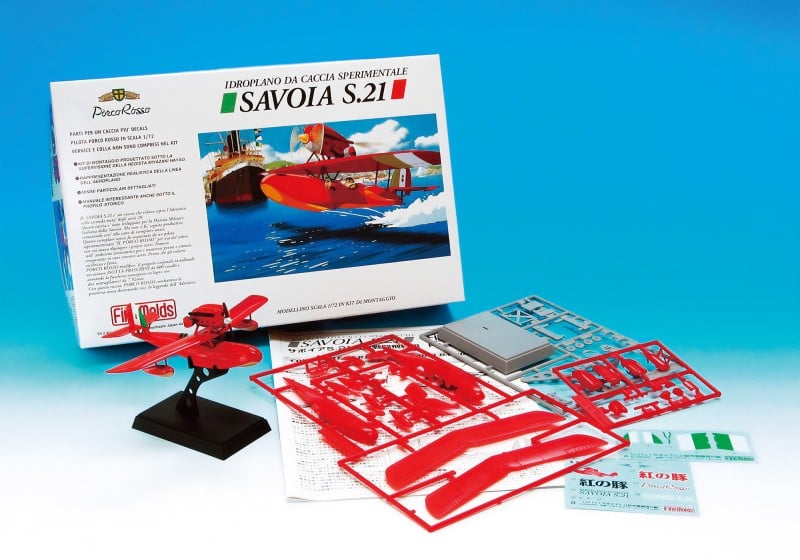 PORCO ROSSO - Savoia S.21 Prototype - Model Kit to paint 1/72