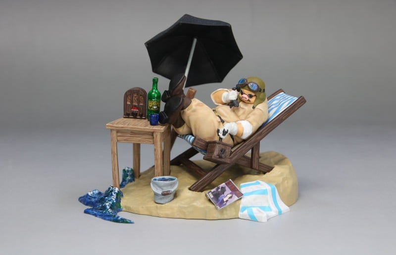 PORCO ROSSO - Porco - Model Kit to paint 1/48 21.3x15.7x5.6cm