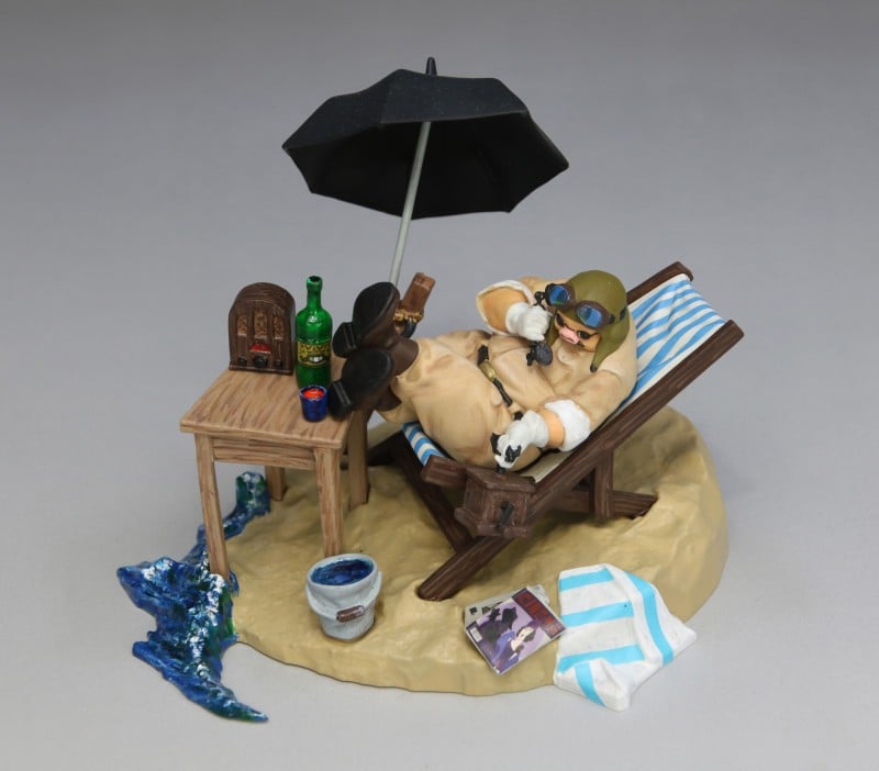 PORCO ROSSO - Porco - Model Kit to paint 1/48 21.3x15.7x5.6cm