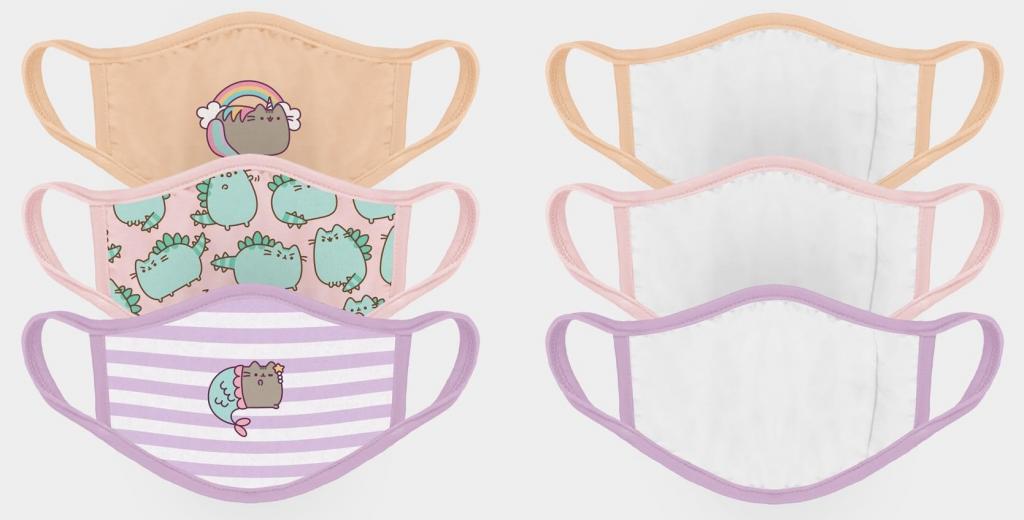 PUSHEEN - Set of 3 Face Cover