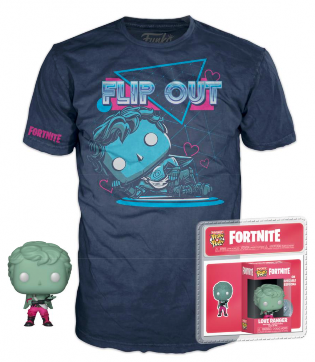 FORTNITE - Boxed T-Shirt POP + Pocket POP - Love Ranger (XL)